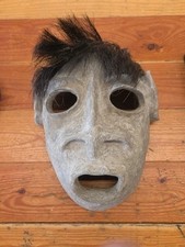Handmade Paper Mache Creepy Zombie Mask