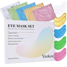 Under Eye Patches for Dark Circles,Eye Mask for Puffy Eyes With Collagen,Retinol