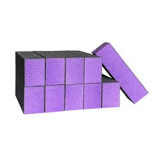 10pcs Nail Buffer Sanding Block 100 180 Grit Polisher Manicure Files Set