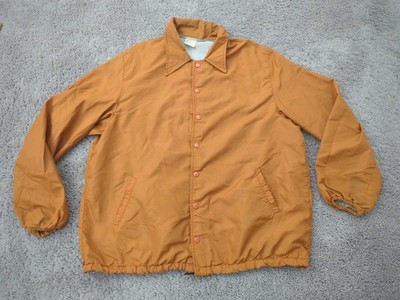 Vintage Howe Athletic Jacket Mens XXL Snap Up Windbreaker Lined Made in USA