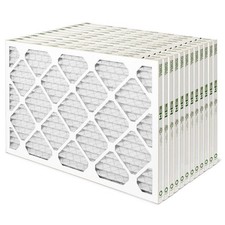 16x20x1 MERV 8 Pleated Air Filters by Mann Hummel. Case of 12.