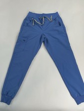 FIGS Scrub Pants Zamora Joggers Women Medium Blue Technical Collection W18SW2005