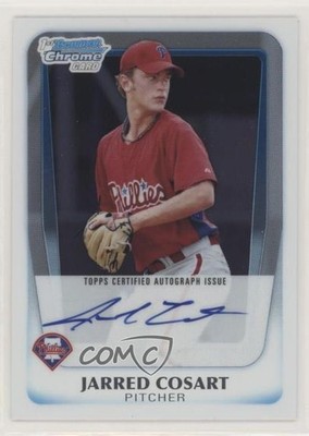 2011 Bowman Chrome Prospects Jarred Cosart #BCP87 Auto nd3