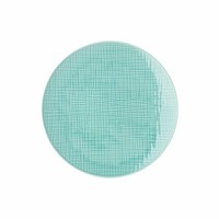 Rosenthal Teller Mesh Colours Aqua Flach, Porzellan, Blau, 24 Cm