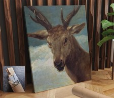 Nature Animals Diego Velasquez Wild Deer Baroque CANVAS WALL ART 24x30 in