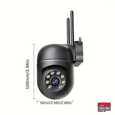 360 Wireless Camera Outdoor WiFi Night Vision Cam HD 1080P Home Security System