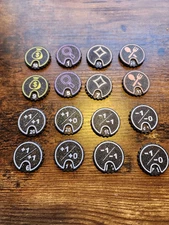 Additional Magic the Gathering Simple Spinning Counters and Tokens