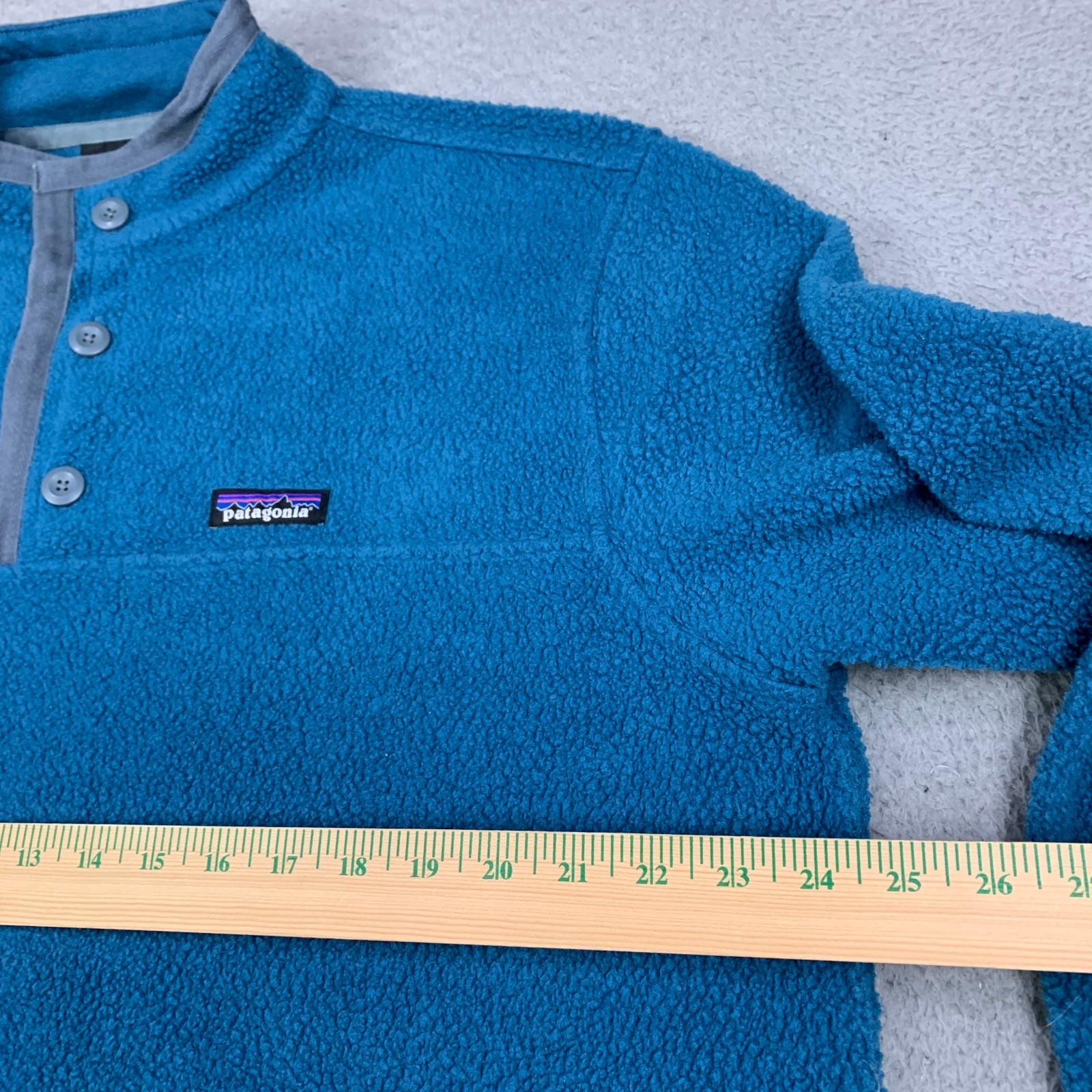 Patagonia Shearling Button Pullover Sweater Mens … - image 5
