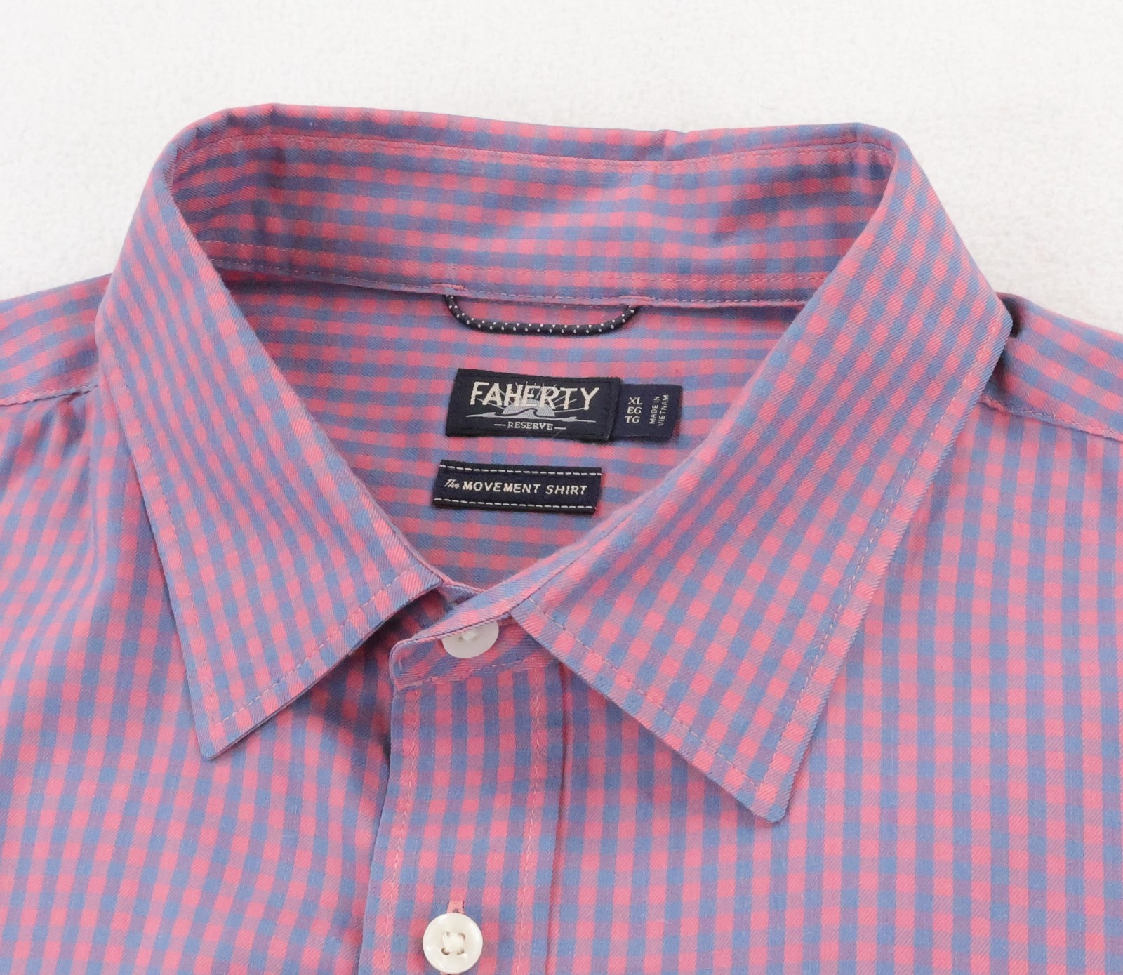 Faherty Movement Performance Button-Up Shirt Mens… - image 2