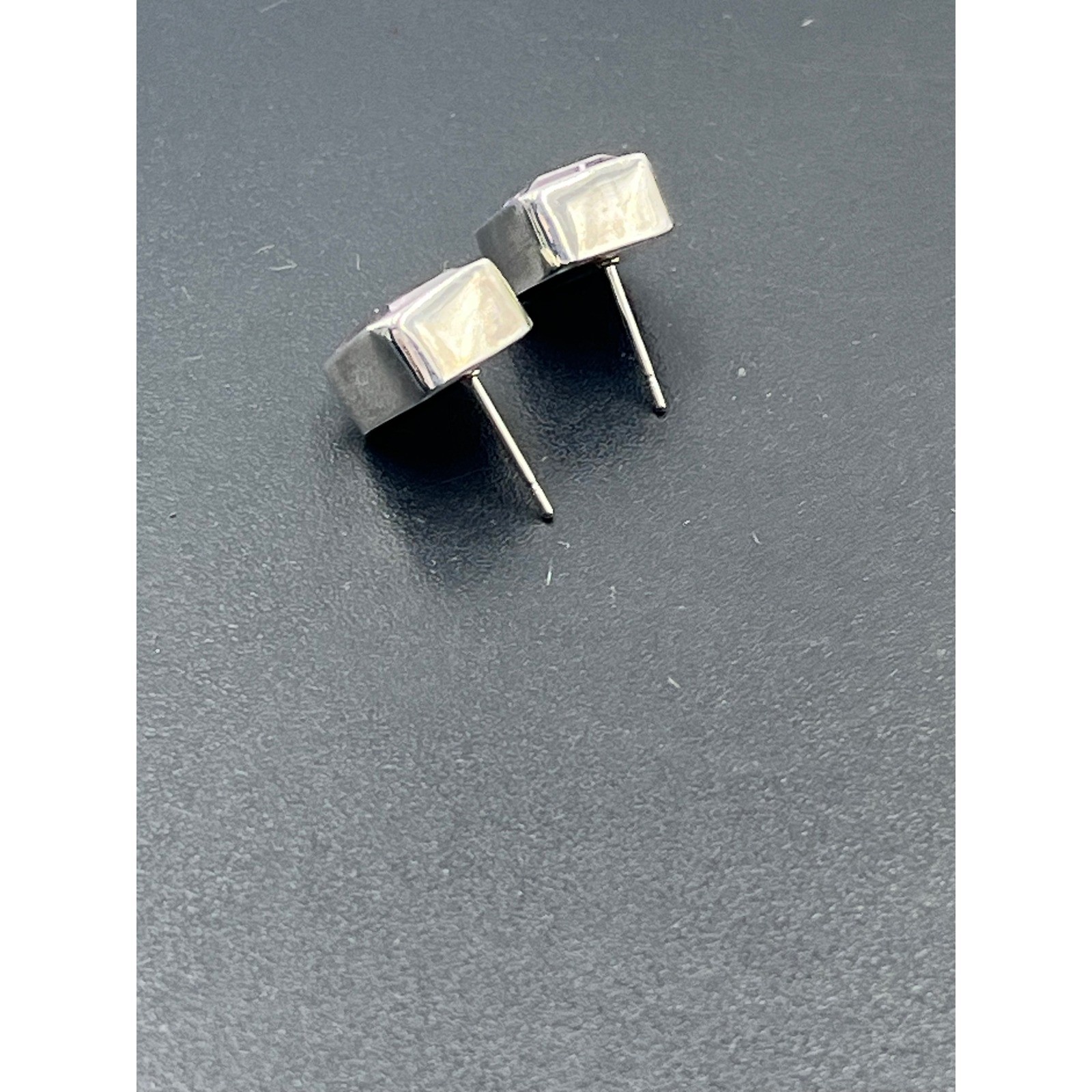 Lori Bonn Sterling Silver Rectangular Faceted Bez… - image 6