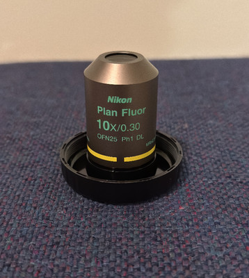 Nikon Plan Fluor 10x/0.30 Ph1 DL WD 15.2 (Infinity Corrected) Objective Lens
