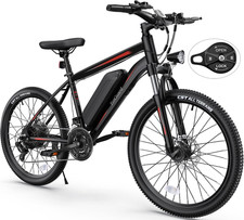 Electric Bike for Adults, 26" Ebike with Peak 500W Brushless Motor, Electric Mou