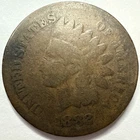 1882 Indian Head Cent AG/G Average Circulated (One Coin)