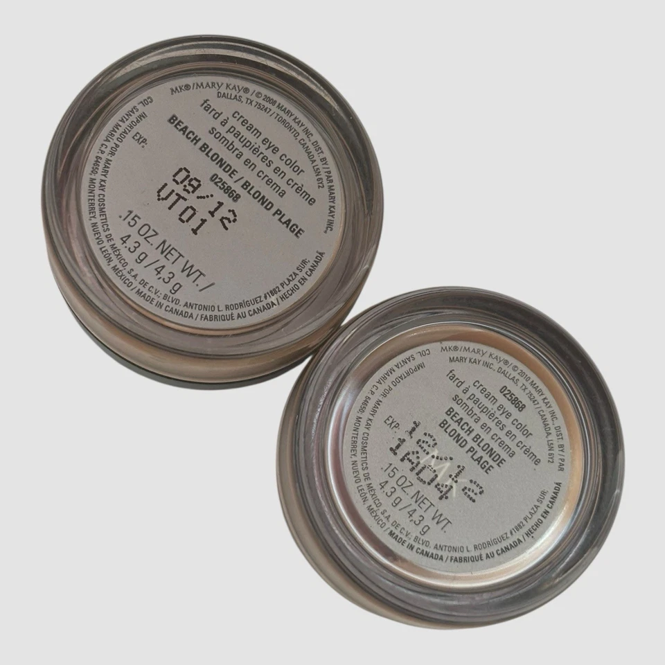 Pack of 2) Mary Kay Cream Eye Color Beach Blonde #025868 Discontinued - 0.15 Oz - Image 2 of 4