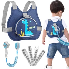 Accmor Toddler Safty Harness Leash, Cute Dinosaur Child Leashes + Reflective ant