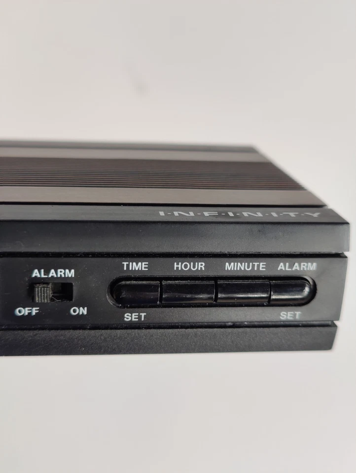 Retro Infinity Digital LED Alarm Clock 3"x4" Battery Operated – Works Great! - Image 4 of 4