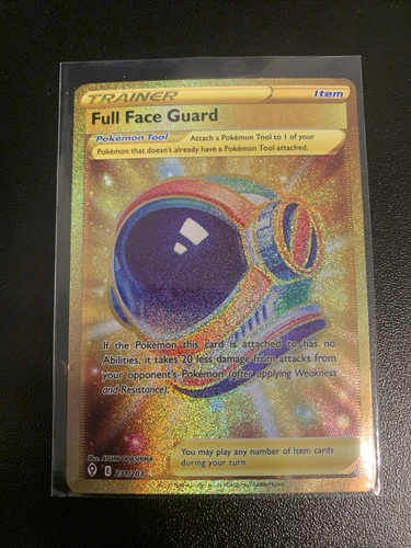 Full Face Guard 231/203 Evolving Skies Gold Secret Rare Pokemon TCG - NM #B