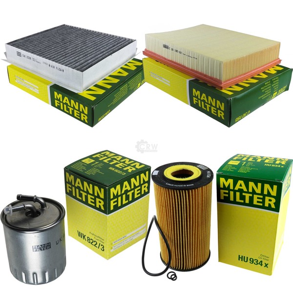 Mann Inspektionspaket Filterset FüR Mercedes M-Klasse W163 ML 400 CDI-image