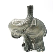 VINTAGE HTF Pie Bird " NUTBROWN GREY ELEPHANT " Vent Funnel Made in the UK