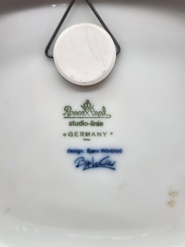 Rosenthal Germany studio-line. Wonderful (wall) plate "1001 Nights" 7.5" - Picture 6 of 12