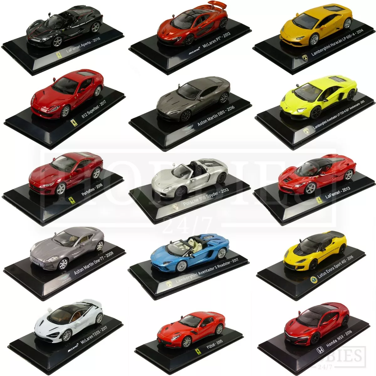 Supercar Collection Diecast Car Models 1 43 Scale McLaren Ferrari Porsche