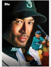 2022 Topps Ichiro Suzuki 1 Game within the Game Paul Jennis Art Card Mariners