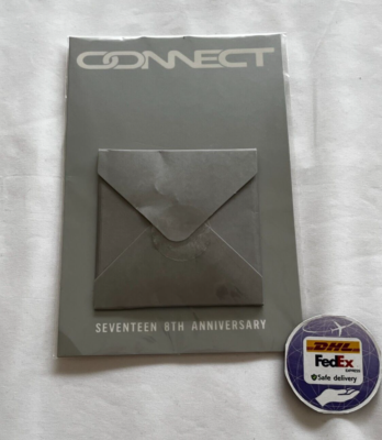SEVENTEEN SVT WOOZI 8TH ANNIVERSARY MERCHANDISE EARRINGS PHOTOCARD