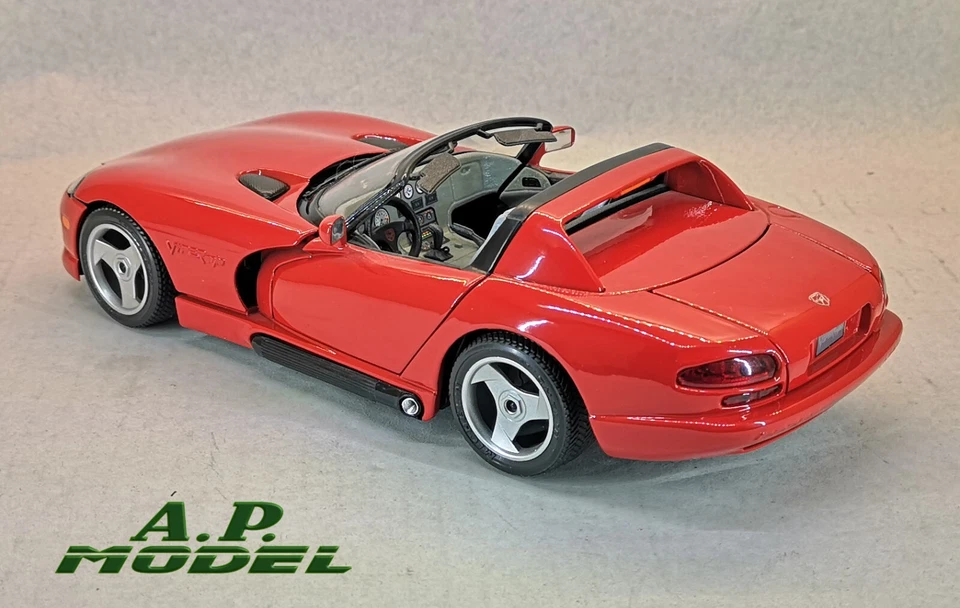 modellino auto 1:18 Dodge viper rt 10 del 1992 macchinine da collezione burago - Immagine 3 di 4