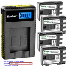 Kastar Battery LCD USB Charger for Canon NB-2L NB-2LH Canon ZR900 ZR930 ZR950