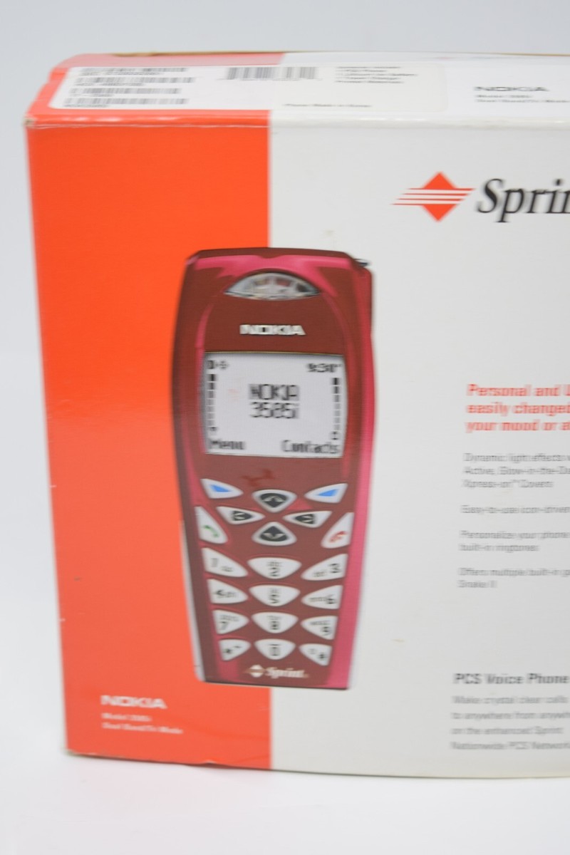 Vintage Sprint Red Nokia 3585i Cell Phone Original Box ONLY | eBay