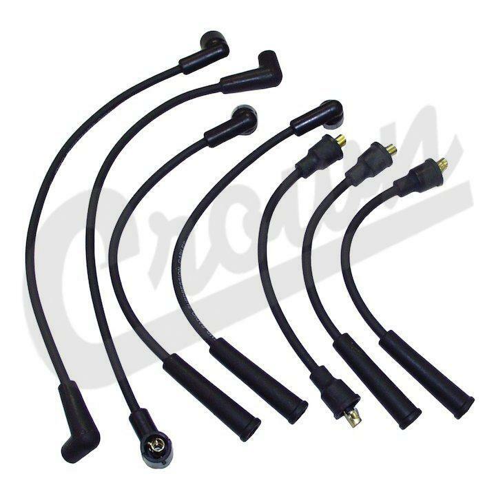 Faisceau d'allumage voiture câble haute tension anti-parasite 4 fils