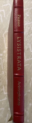 Lysistrata by Aristophanes Illustrated by Picasso Easton Press Leather 1983 - Picture 2 of 4