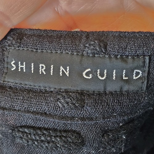 Shirin Guild Black Oversized Open Cardigan Draped Kimono Sweater One Size READ - Picture 12 of 13