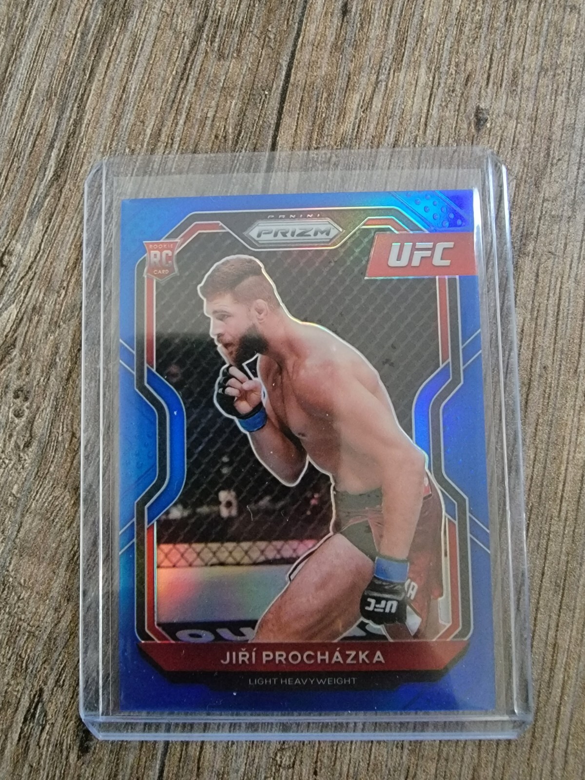 2021 Panini Prizm UFC Jiri Prochazka #84 Blue Prizm /199