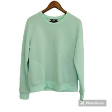 FILA Hush Aqua Women's Size Medium Ribbed Long Sleeve Sweatshirt NWT