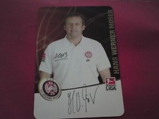 Autogrammkarte Wehen Wiesbaden Hans-Werner Moser 2008-2009