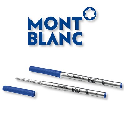 Montblanc Kugelschreibermine Mine Refills M Royal Blue blau 2 Stück