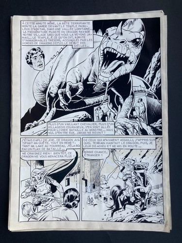Histoire complète en 11 planches remontées Vint un guerrier Gine Kane Wally Wood - Bild 6 von 10