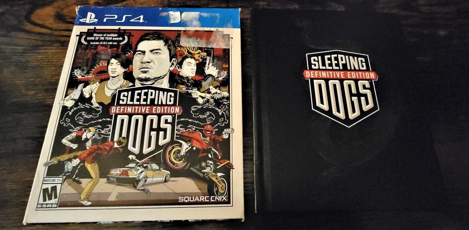 Sleeping Dogs: Definitive Edition (Sony PlayStation 4, 2014) Complete w/  Book