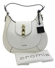 Cromia Frida Borsa Donna Taglia Unica Pelle Semi Cerchio Oro Metallo Dettaglio