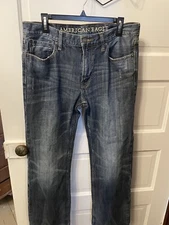 American Eagle Men's Original Boot Cut Stretch 33 x 32 Jeans