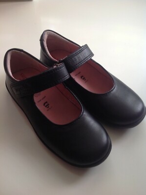 Superfit (1-08422-01) Girls Black Leather School Shoe Size 25 (UK