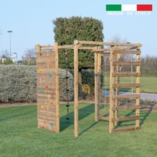 Palestra Multi-attività 3 in legno da giardino