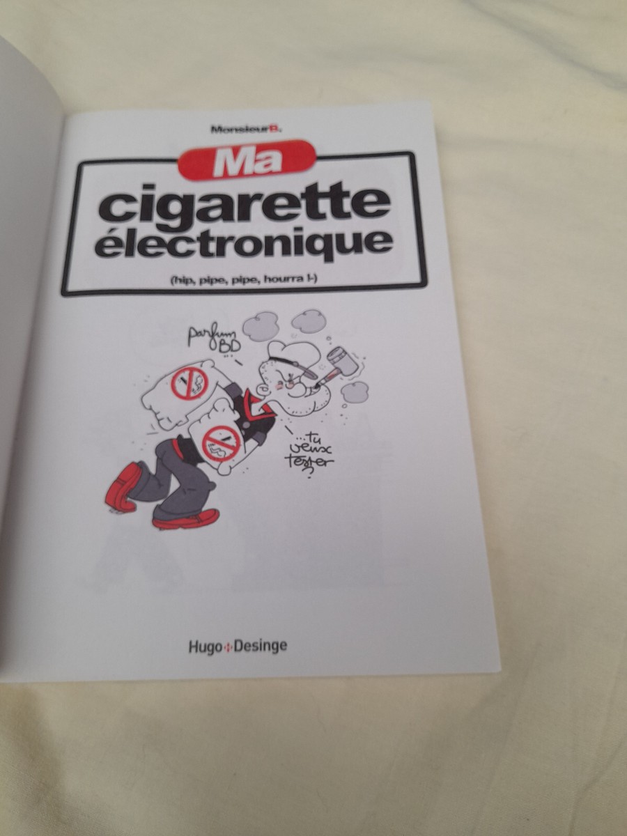 LIVRE BD DE POCHE MA CIGARETTE ELECTRONIQUE HUGO DESINGE | eBay