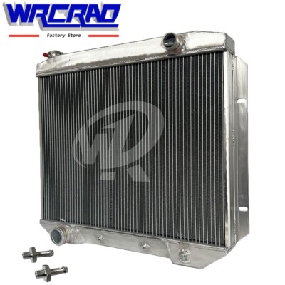 2Row Aluminum Radiator Fits 1957-1959 58 Ford Fairlane Ranchero Edsel ...