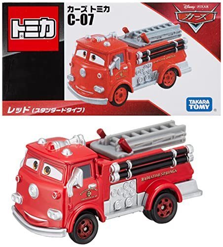 NEW Tomica Disney Pixar Cars Red Fire Engine C-07 (Japan
