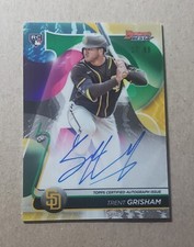 2020 Bowman's Best of 2020 Refractor Trent Grisham Autograph RC /99 Padres