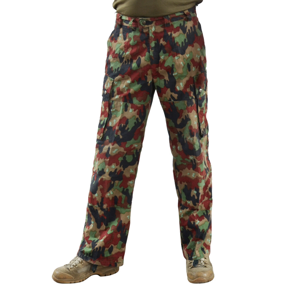 Trousers Pants Original Swiss Camo Surplus Alpentarn Alpenflage