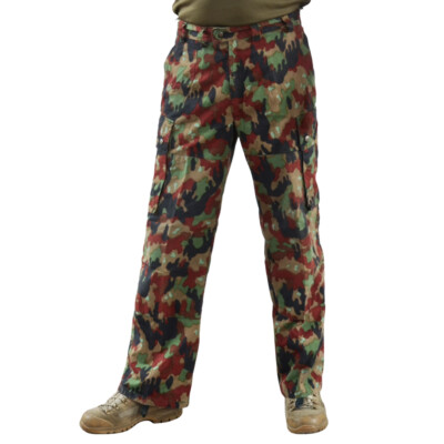 Trousers Pants Original Swiss Camo Surplus Alpentarn Alpenflage