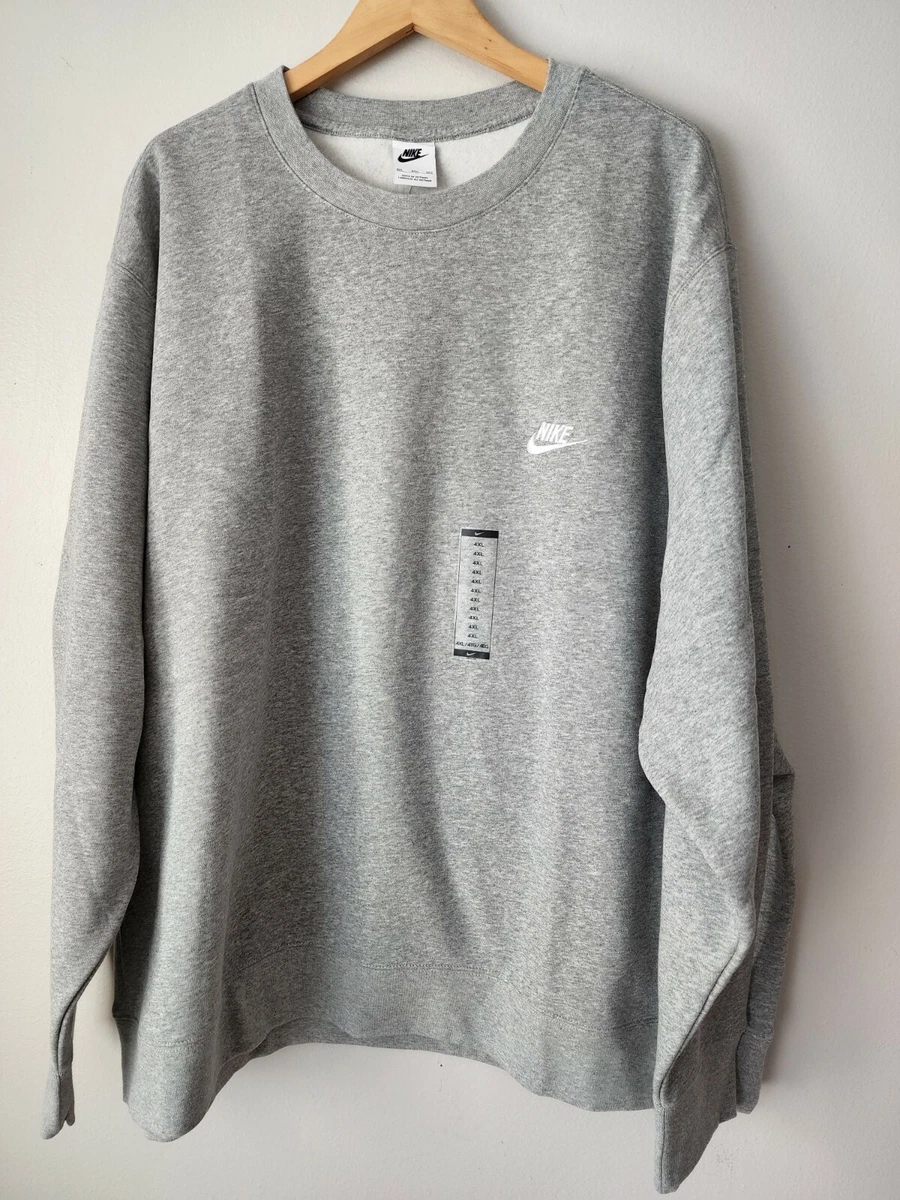 Nike grey crew neck sweater new arrivals